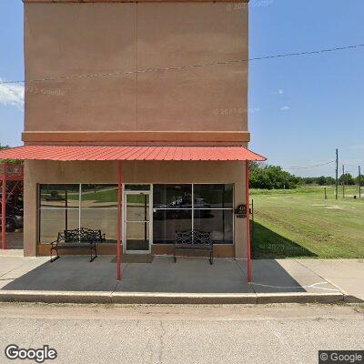 Thumbnail image of the front of a dentist office practice with the name Kay County Denture Clinic which is located in Braman, OK