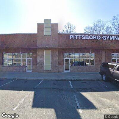 Thumbnail image of the front of a dentist office practice with the name Pittsboro Dental Associates which is located in Pittsboro, NC