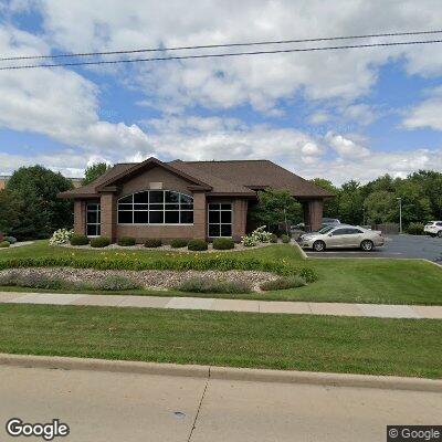 Thumbnail image of the front of a dentist office practice with the name Sawyer Creek Orthodontics which is located in Oshkosh, WI