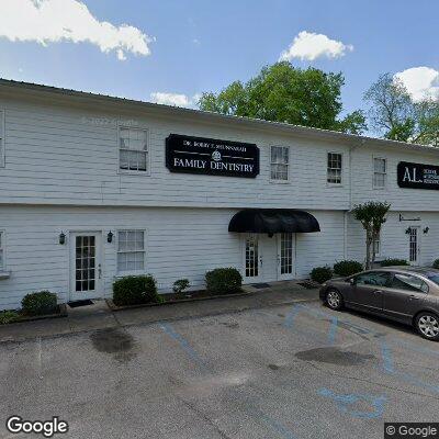 Thumbnail image of the front of a dentist office practice with the name Montevallo Family Dentistry which is located in Montevallo, AL