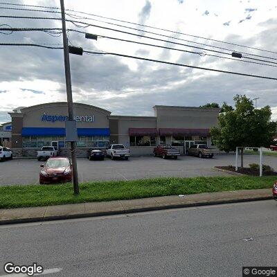 Thumbnail image of the front of a dentist office practice with the name Aspen Dental which is located in Vienna, WV