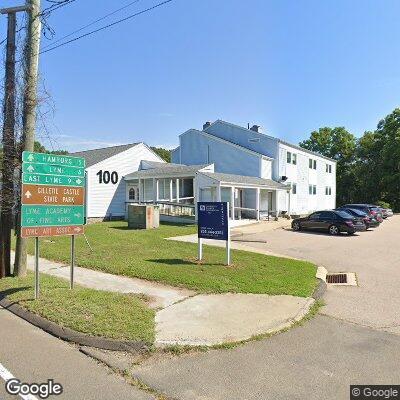 Thumbnail image of the front of a dentist office practice with the name Shoreline Family Dental which is located in Old Lyme, CT