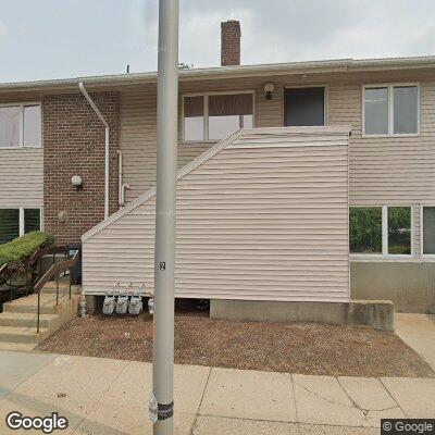 Thumbnail image of the front of a dentist office practice with the name Pawtucket Orthodontics which is located in Pawtucket, RI